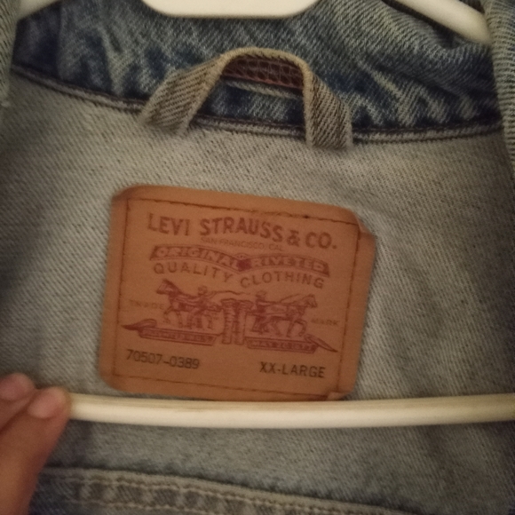 Levi's Vintage Jean Jacket Trucker Denim USA - Picture 4 of 6